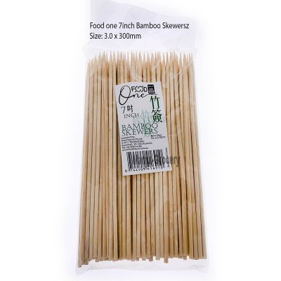 Food one 7inch Bamboo Skewers